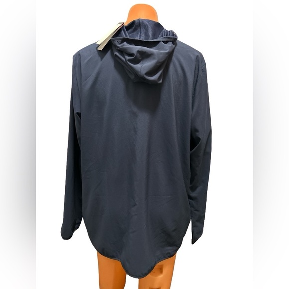 Reebok Men's Training Essentials Jacket Lightweight Full Zip Hooded Navy 2XL NWT - Picture 5 of 13